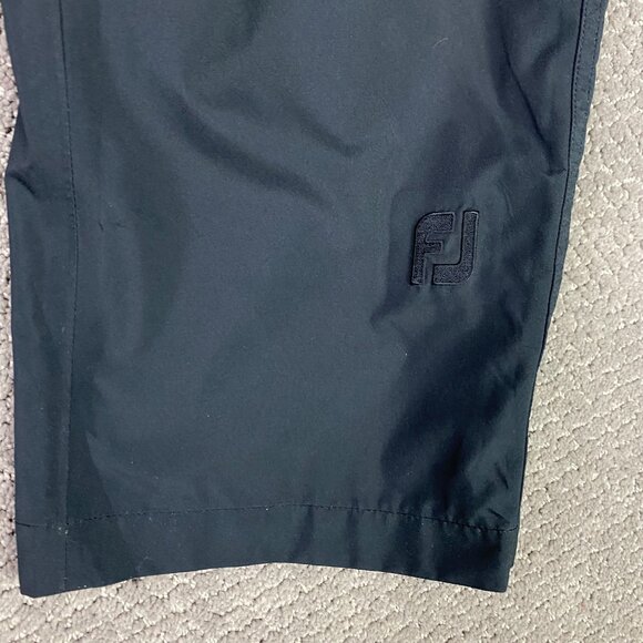 FootJoy DryJoys Rain Pants Men's XL Black Golf Ankle Zip Zipper Waterproof - Picture 3 of 16